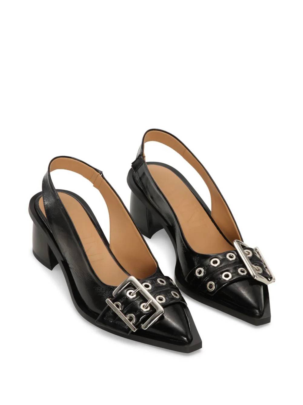 GANNI S2331 Woman Black Sandals - Zuklat