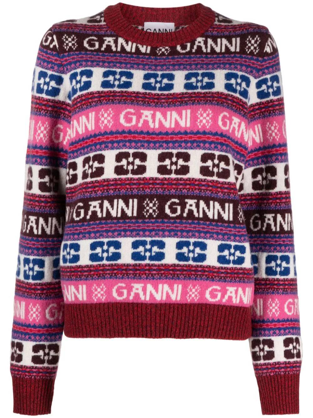 GANNI K2123 Woman MultiColour Sweaters - Zuklat