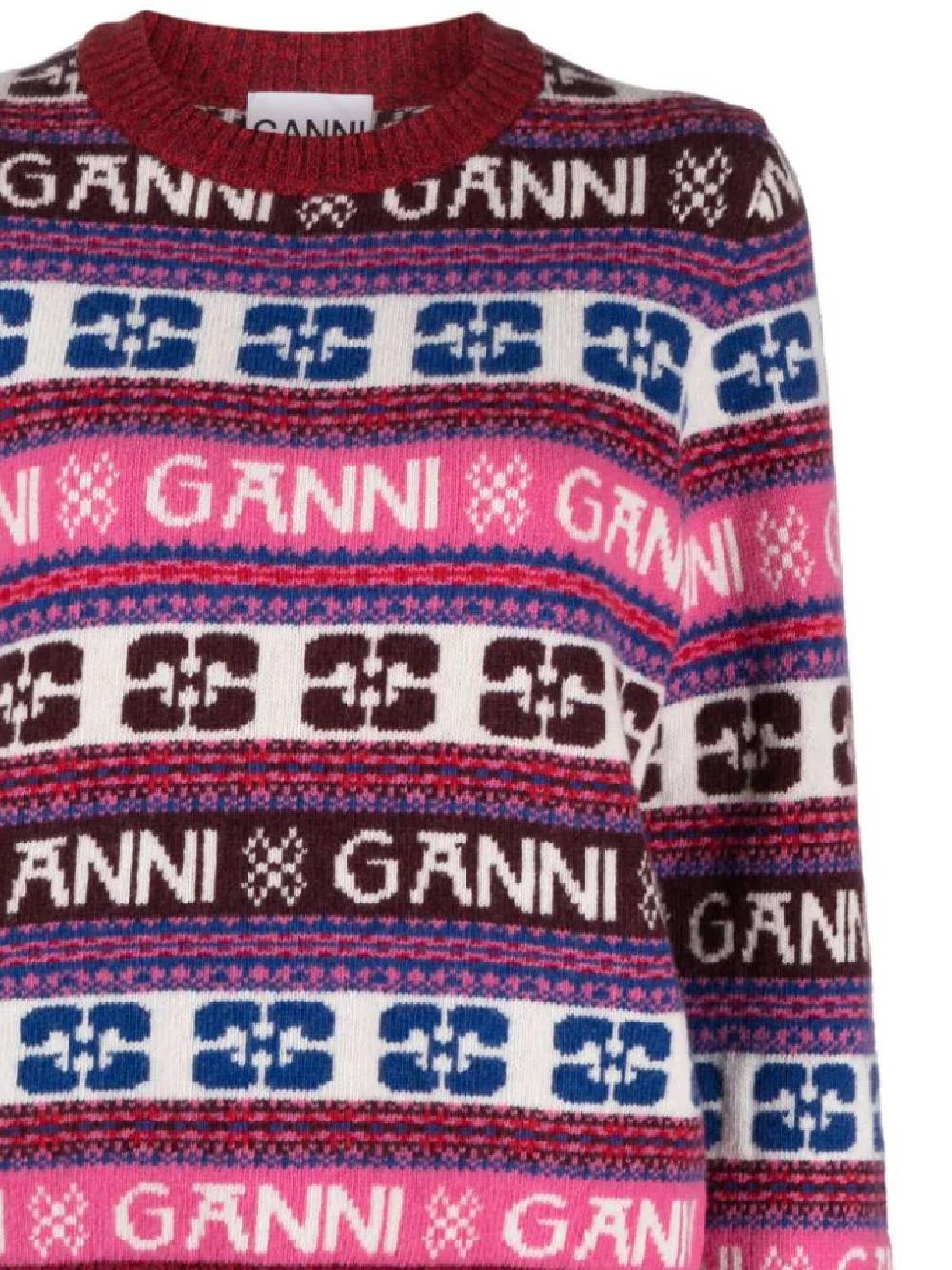 GANNI K2123 Woman MultiColour Sweaters - Zuklat