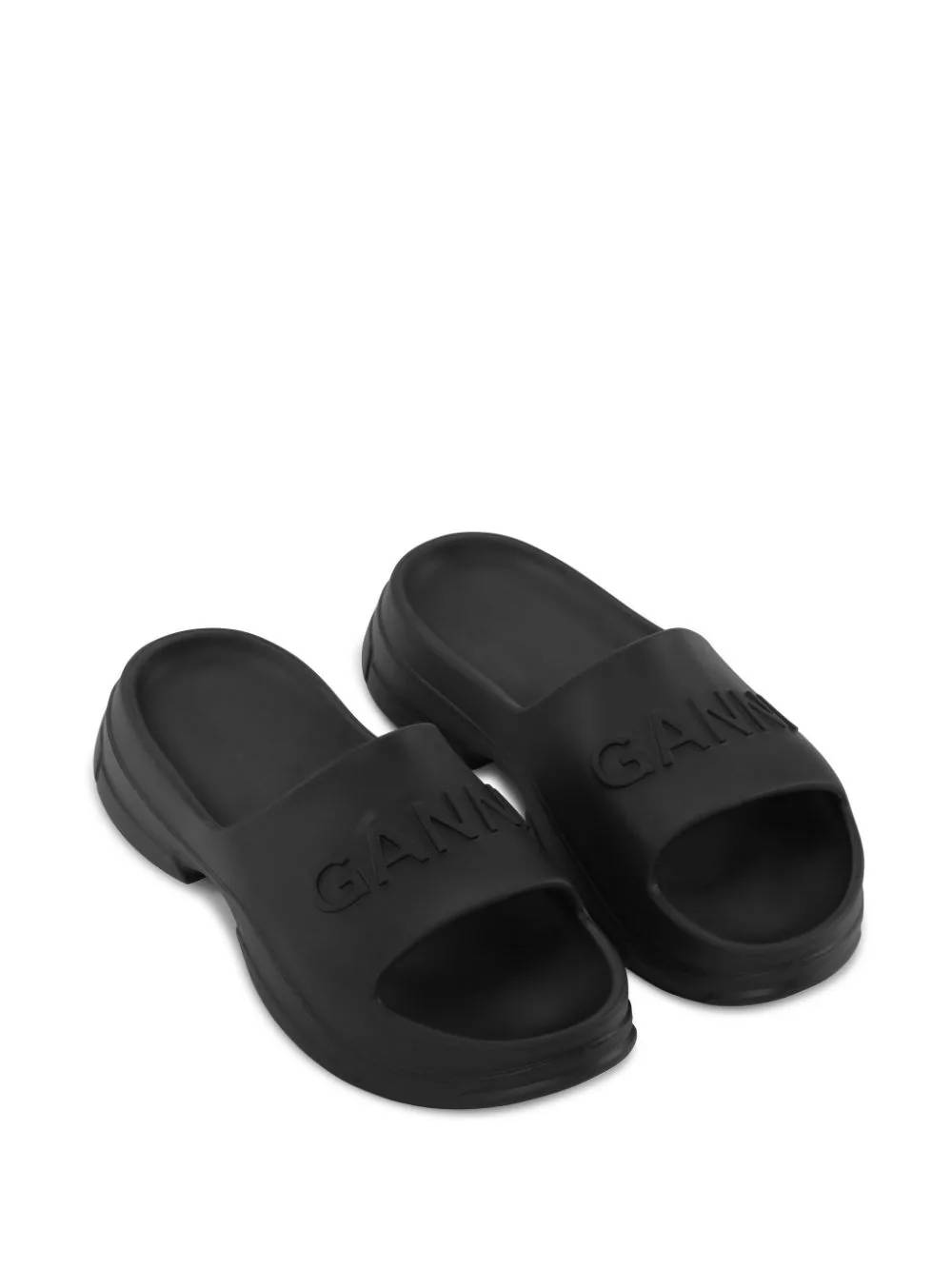 GANNI S2408 Woman Black Flat shoes - Zuklat