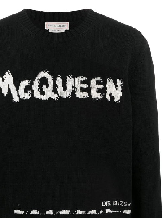Alexander McQueen 626454 Man Black Sweaters - Zuklat