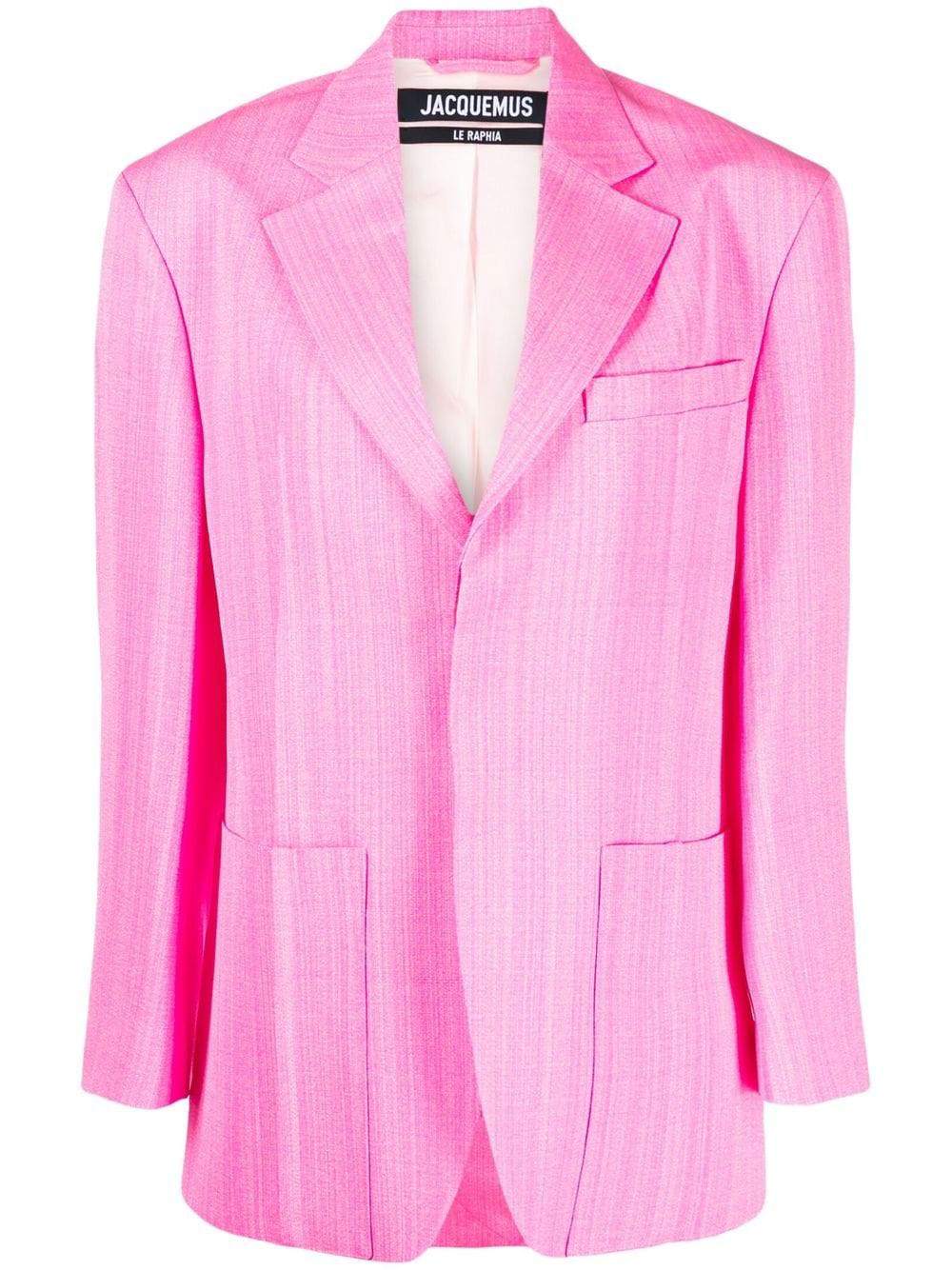JACQUEMUS 213JA101 Woman Pink Jackets - Zuklat