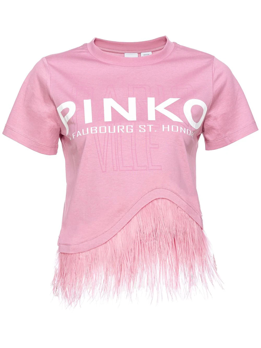 Pinko 103130 Woman Pink T-shirts and Polos - Zuklat