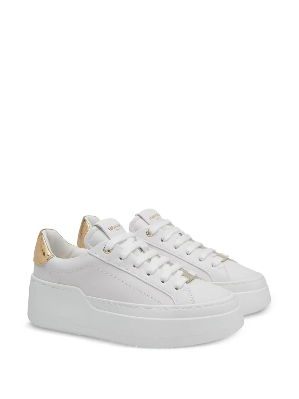 Ferragamo 030573 Woman White Sneakers - Zuklat