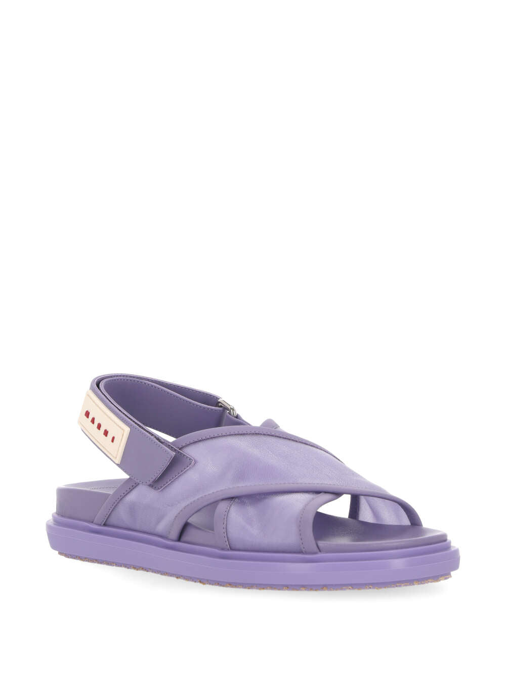 Marni FBMS016401 Woman Violet Flat shoes - Zuklat